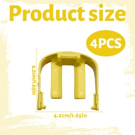 Car Washer Clips C Clip,4PCS Car Wash Machine Quick Connector Buckle Pressure Washer Replacement Part,Car Home Pressure Power Washer Trigger Gun C Clip for K2 K3 K7