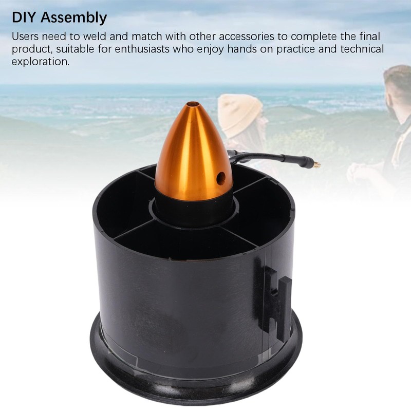 70mm EDF 6 Blades Ducted Fan with QF2822-3000KV 4S Brushless