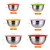 Refein Mixing Bowls with Lids 6 Piece, Stainless Steel Nesting