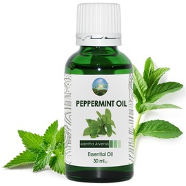 NPOW Peppermint Essential Oil - Peppermint Hair Oil for Hair Growth, Peppermint Oil for Hair, Natural Peppermint Premium Oil, 100% Peppermint Oil Face, Peppermint Hair Oil, Peppermint Oil 30ml