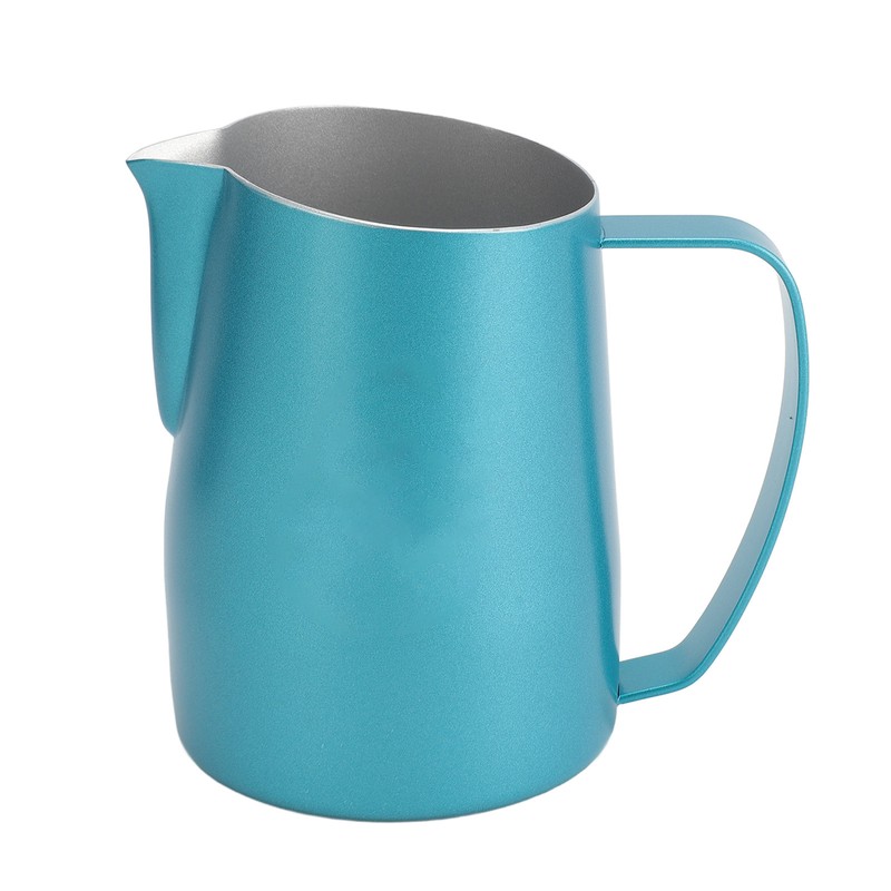Milk Frother Cup Professional Stylish Exquisite Slanted Mouth Stainless Steel