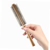 BELLIFFY Golden Cylinder Comb Hair Brush Round Brush for Blow