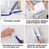 Niuoppy Duster Dust Magnet, 30pcs Fluffy Duster Refills with Handle,