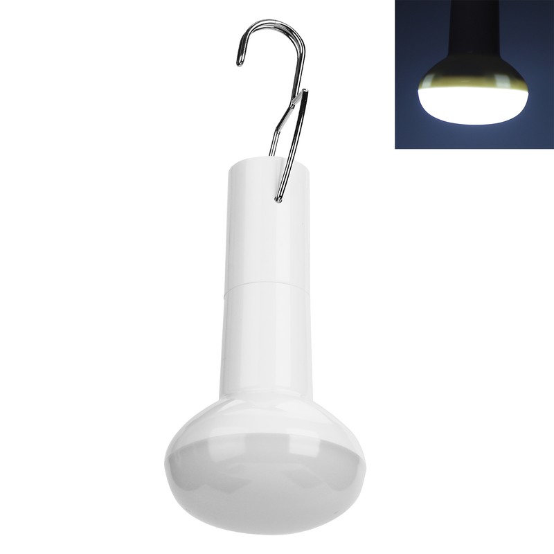 Solar Panel Powered Light Bulb Movable Charging Emergency Lamp for