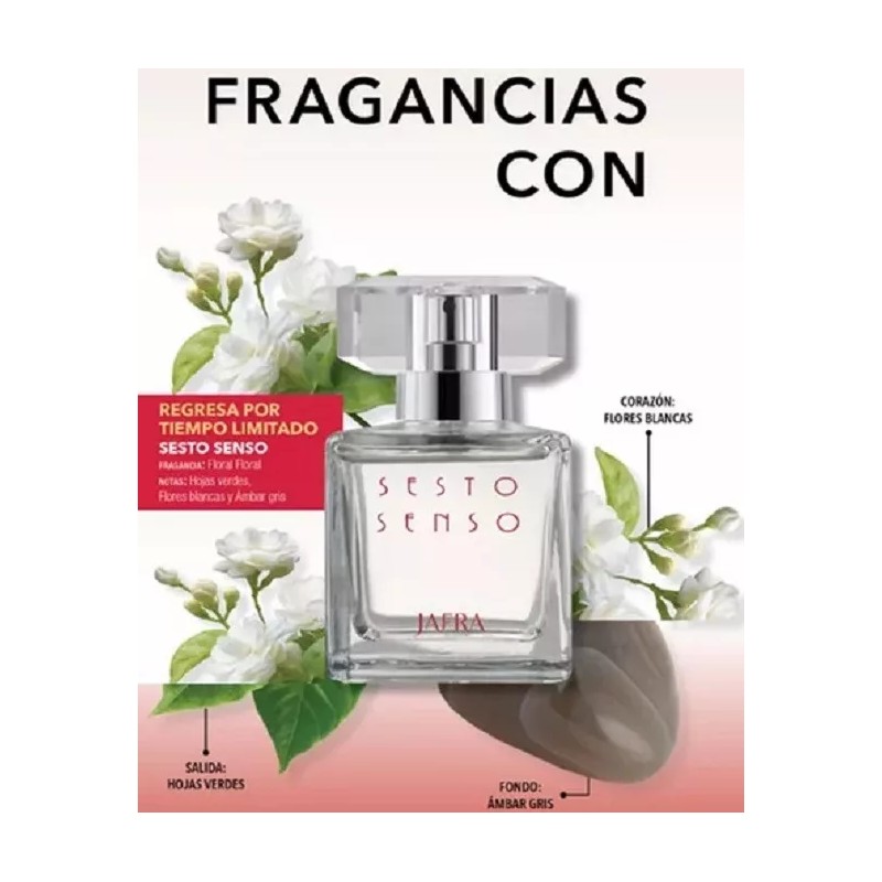 Jafra Sesto Senso Jafra Mujer Rico Aroma + Envio Gratis