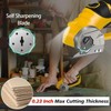 Cordless Electric Scissors, 4V Rechargeable Heavy Duty Rotary Cutter with