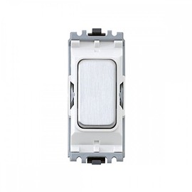 MK Electric Grid Plus 1 Module White Blank Insert