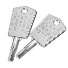WR01X28053 Freezer Door Key Replacement for Haier GE Magic Chef Freezer WR01X28052, WR05X10022 RF-3898-01 AP6280393-2 Pack