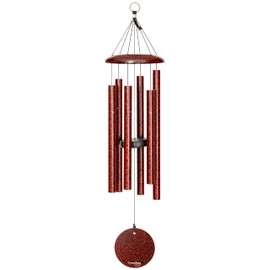 Corinthian Bells by Wind River - 30 inch Ruby Splash Wind Chime for Patio, Backyard, Garden, and Outdoor Decor (Aluminum Chime) Made in The USA