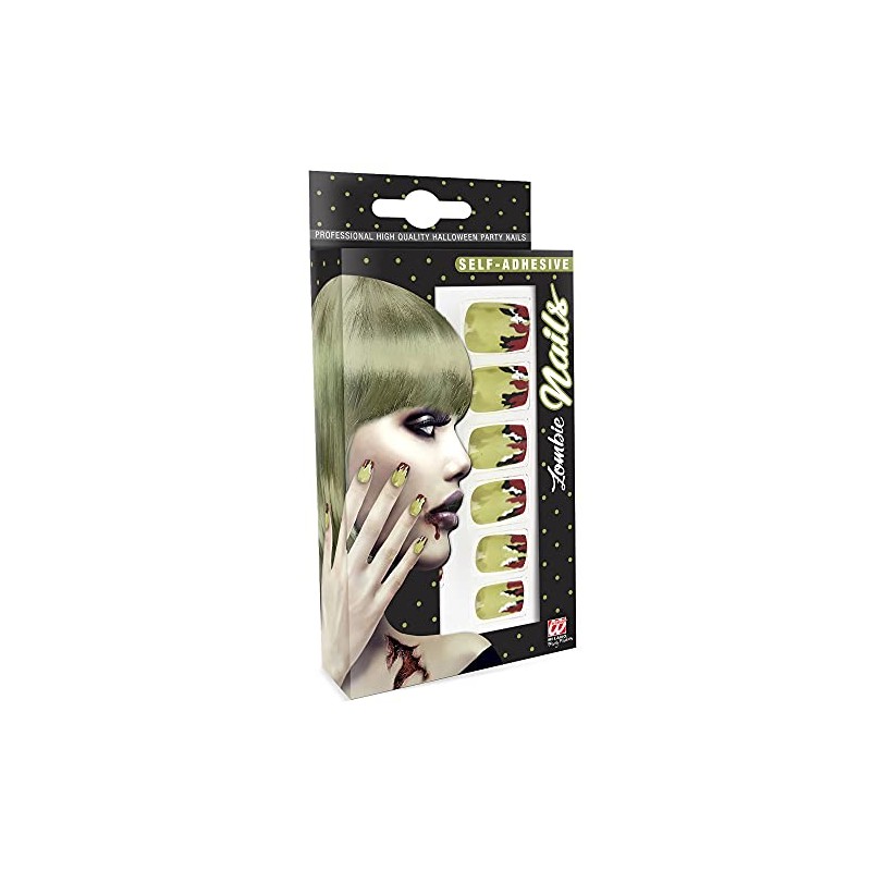 WIDMANN ? Set 12 Nail Zombie/Witch Marcie Womens, Multicoloured, One