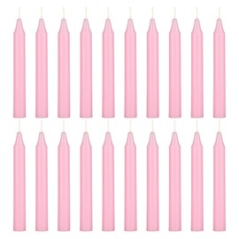 Mega Candles 20 pcs Unscented Pink Exquisite Mini Taper Spell Candles, 4 Inch Tall x 1/2 Inch Diameter, Magic Chimes, Enchantment, Casting Rituals, Witchcraft, Wiccan, Altar, Metaphysical
