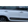 Fiat 500 Italian Flag Car Auto Door Handle Trim Molding