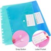 EOOUT 30pcs Binder Pocket, Binder Pockets for 3 Ring, Binder