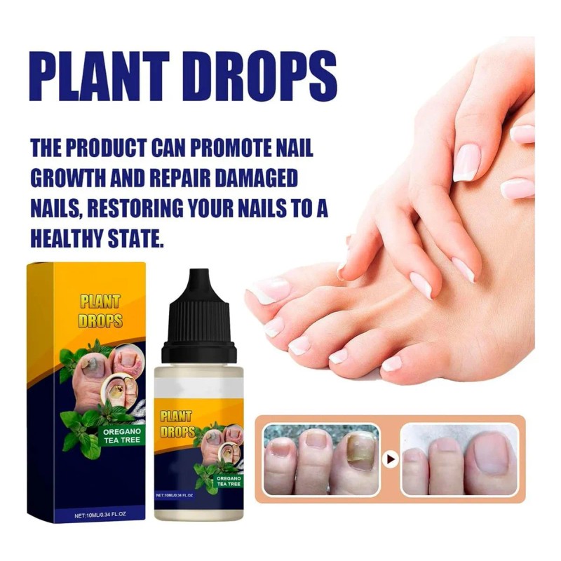 Gotas De Plantas Para El Cuidado De Las Uñas, Aceite