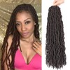 8 Packs Soft Faux Locs Crochet Hair 18 Inch for