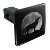 Graphics and More Wolf Howling Moon Silhouette Tow Trailer Hitch Cover Plug Insert 1 1/4 inch (1.25")