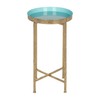 Kate and Laurel Celia Round Foldable Tray Accent Table, 14"