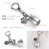 Looking Waterproof Mini Urn Pet Urn Capsule Keychain Pendant, Memorial