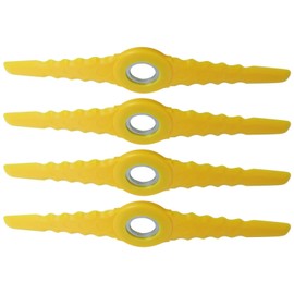 Icelily 4-Pack Yellow SB601RB Replacement Blades - Compatible for Sun Joe SB600E/SB601E/SB602E Electric Trimmers & Edgers
