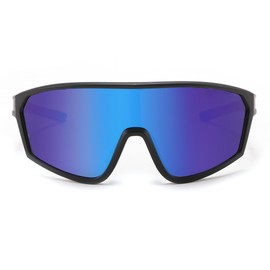 Karsaer E1172 Polarized Sports Sunglasses, Men's, Women's, Cycling, Running, Fishing, TAC Lens, UV400, Eye Protection, blue lens