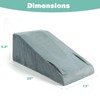 WarmInsula Leg Elevation Pillows for After Surgery, Memory Foam Knee
