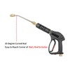 Pressure Washer Short Gun, 5 Nozzle Tips, 7 Inch Extension