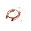 jojofuny 4pcs TPU Watch Protective Covers for Smartwatch Screen Protectors