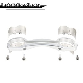 Xitomer Motorcycle Fork Brace, Fit for Goldwing GL1800 2001-2017 Gold wing / F6B 2013 2014 2015 2016 Fork Bracket, Motorcycle Fork Stabilizer (Silver)