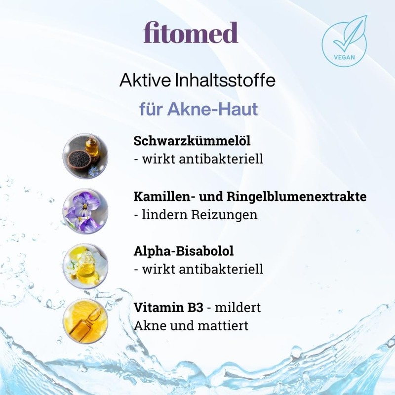 Fitomed Moisturising Cream Face Against Acne and Pimples Prone Skin