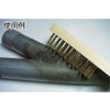 TRUSCO TB-5031 Wooden Handle 3 Line Brush, Stainless Steel Wire