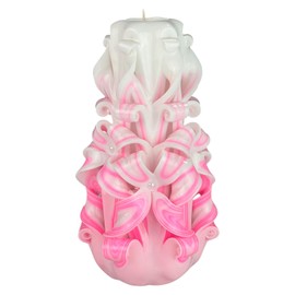 Handgemachte Designkerze, geruchlose dekorative Kerze Ø25 x H18 cm, 66 Stunden lange brennende zylindrische Kerze, rauchfreie Baumwolldochte, ideale Heimdekoration und vielseitiges Geschenk