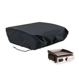 Azatemgo Oxford 420D Plancha Cover - Size 65 x 60 x 25 cm - Waterproof, UV and Dustproof - Black - Suitable for Outdoor Use