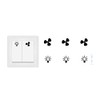 Switch Sticker Set with 3 x Fan and 3 x