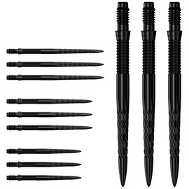 Mission Rapid R2.5 | DSX | Screw in Points | 30mm | Black | Universal point system.