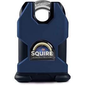 Henry Squire Stronghold P5 Cylinder Closed Shackle Steel Padlock, 50 mm (Length)