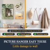 MIHUYAN Picture Hanger Super Hook 30PCS,High-Quality Steel Picture Hanger Hercules
