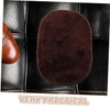 Healeved 5pcs Faux Wool Polishing Mitts for Leather Shoes Ergonomic