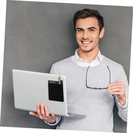 KONTONTY 1pc Elastic Laptop Organizer for Tablets Laptops Seamless Storage Bag for Wireless Mouse External Hard Drive Accessories Black