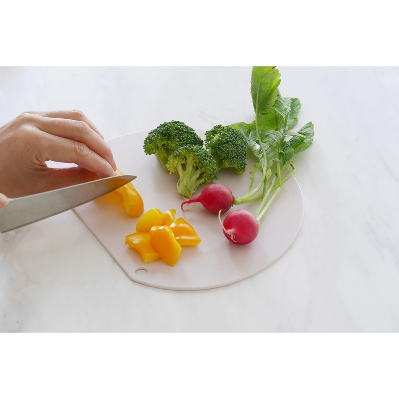 Ihara Planning Cutting Board, Smooth Anti-bacterial Cutting Board, Smoky Pink,