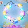 CAKURE Light Up Seashell Headbands Chain Led Starfish Head Chain