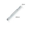 Square spindle 8 x 100 mm solid steel fixing pin