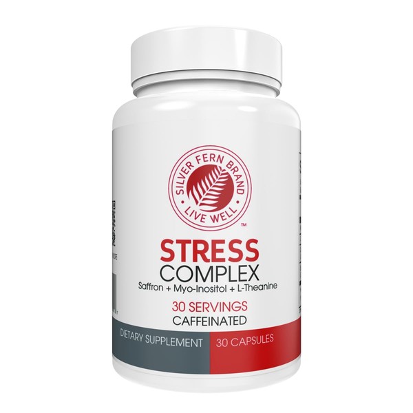 Silver Fern Stress Complex Supplement - with Caffeine - Sleep,