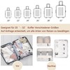 Pack of 3 Packing Cubes Backpack for Suitcases, Suitcase Organiser
