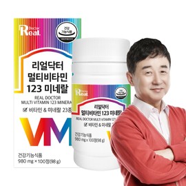 Real Doctor Multivitamin 123, 23 minerals, multivitamin, 100 tablets for 100 days, 1 piece / 리얼닥터 멀티비타민 123 미네랄 23종 종합비타민 100일분 100정, 1개