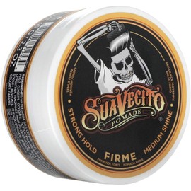 Suavecito Pomade Firme Cera para Cabello de Fijacion Media Brillo Medio 65G Todo Tipo de Cabello Firme (65 G (Paquete de 1))