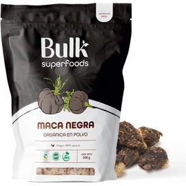 Maca Negra Peruana Orgánica en Polvo 500g – Superalimento Andino 100% Natural | Alta Potencia y Sabor Intenso | Sin Aditivos, Vegano y NON-GMO | BULK SUPERFOODS™