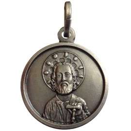 925 Sterling Silver " Saint James of Compostela " Medal