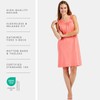 Fishers Finery Women's EcoFabric Sleeveless Nightgown; Maternity - NEW FABRIC