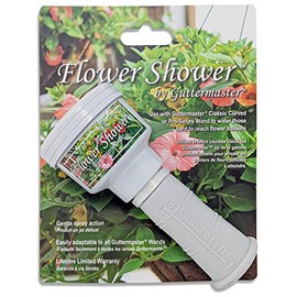 Guttermaster Flower Shower - Wand Accessory with Versatile Attachment For Watering Hard-to-Reach Flower Baskets and Hanging Planters