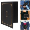Operitacx 5 Pcs Black Gold Certificate Covers: A4 Size Document